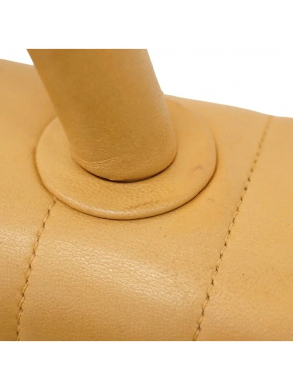 Chanel Handbag Mademoiselle Lambskin Beige Gold